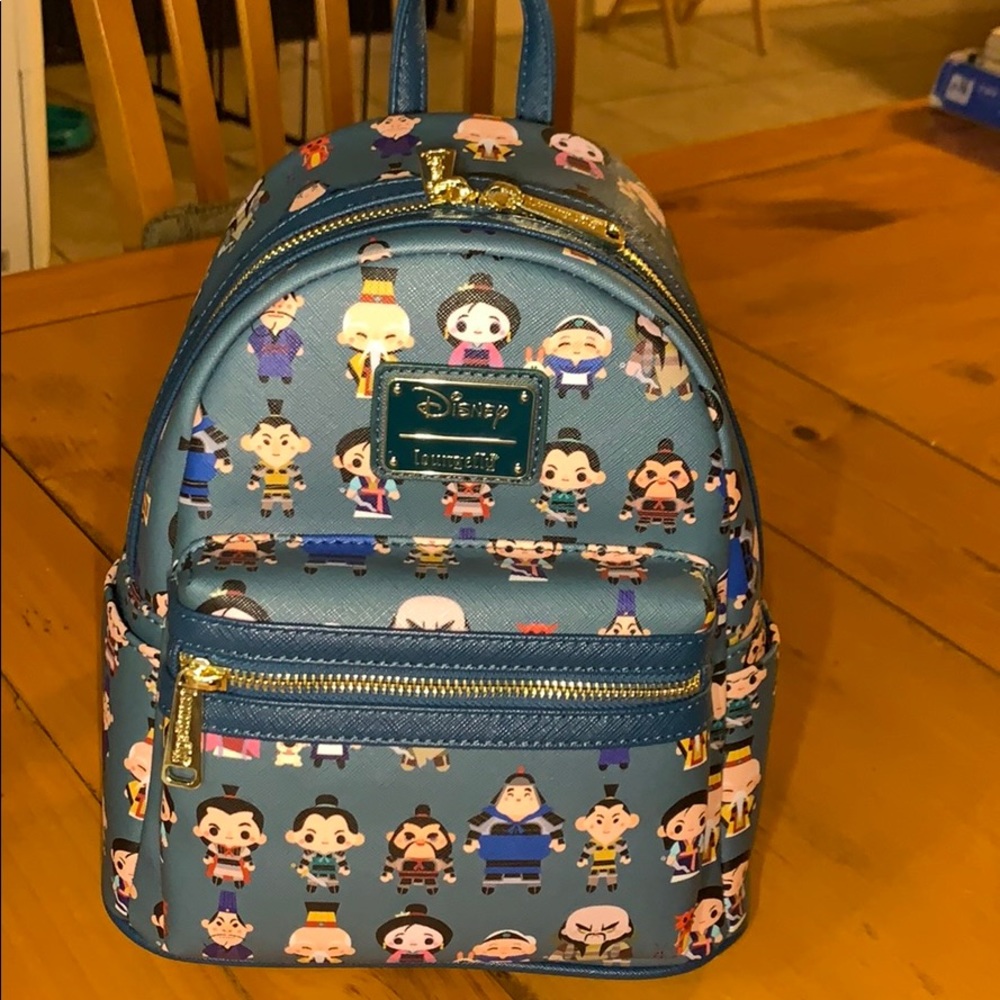 Loungefly Disney Mulan chibi mini backpack!!